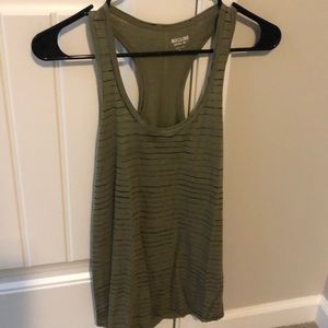 Green Razorback striped tank